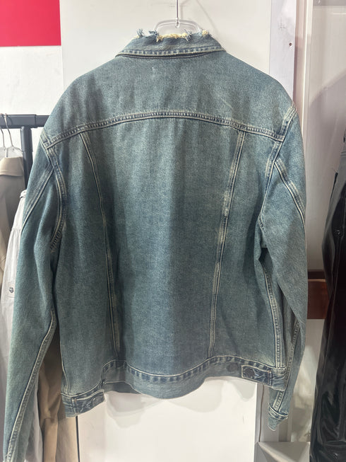 All Saints FRUN JACKET GREEN - Jeans Jacke